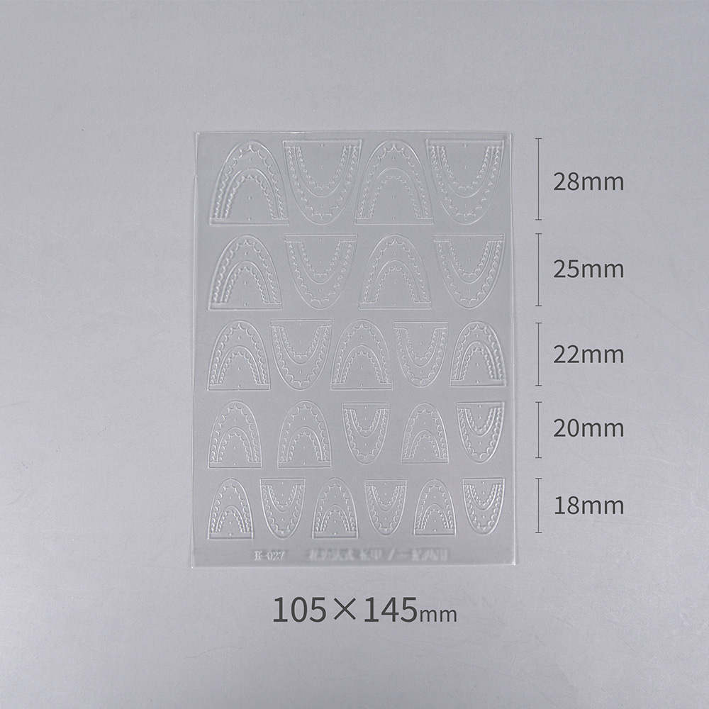 ICEGEL ステンシルステッカー TS-01 レースフレンチ