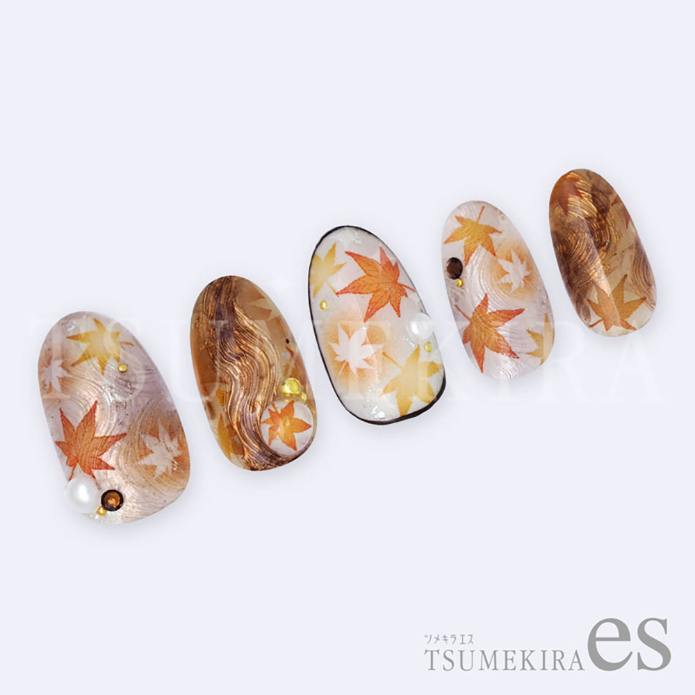 ツメキラes シアー紅葉 オレンジ ES-SAL-002