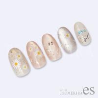 ツメキラes 花占いマーガレット ホワイト ES-HUM-001