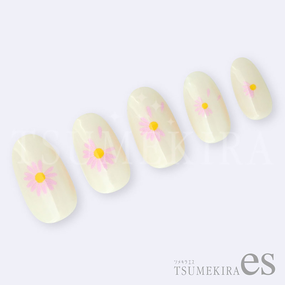 ツメキラes 花占いマーガレット ピンク ES-HUM-002