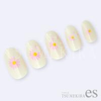ツメキラes 花占いマーガレット ピンク ES-HUM-002
