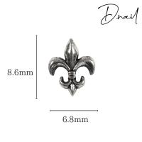 D.nail デコパーツ DBS-03 アンティーククロス  8.6×6.8mm 10P #8681