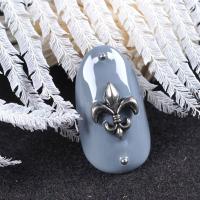 D.nail デコパーツ DBS-03 アンティーククロス  8.6×6.8mm 10P #8681