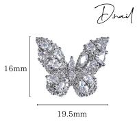 D.nail ジュエリービジューパーツ DS-104 グランビジューバタフライ 2P #8601