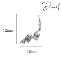 D.nail ジュエリービジューパーツ DS-106 クリスタルライン ドロップハーフ #8603