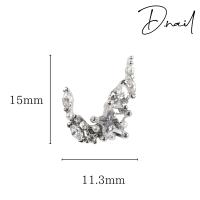 D.nail ジュエリービジューパーツ DS-108 クリスタルライン スター 2P #8605