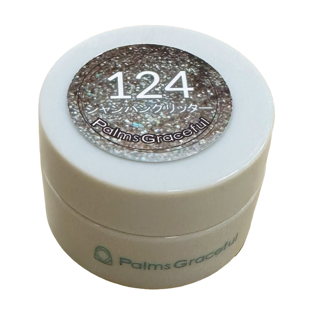 Palms Graceful カラージェル 3g 124 シャンパングリッター