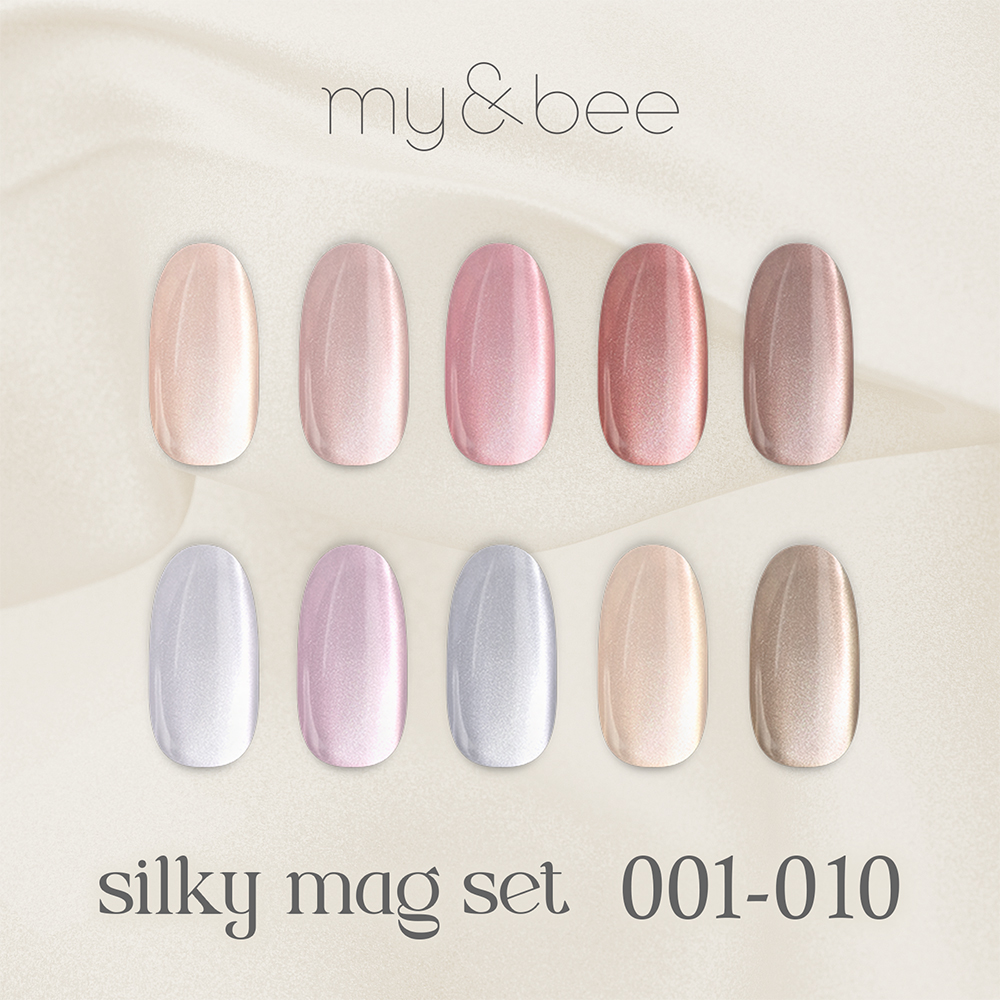 my&bee マイビー シルキーマグセット 10色 001〜010 SI10-S10
