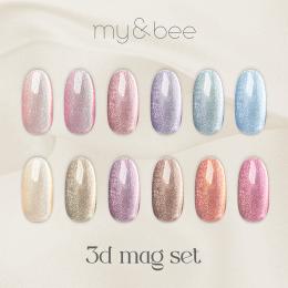 my＆bee kira mag 12色セット キラマグ my&bee マイビー きらマグ 全12色 KR-001G〜012G 8ml マグネット