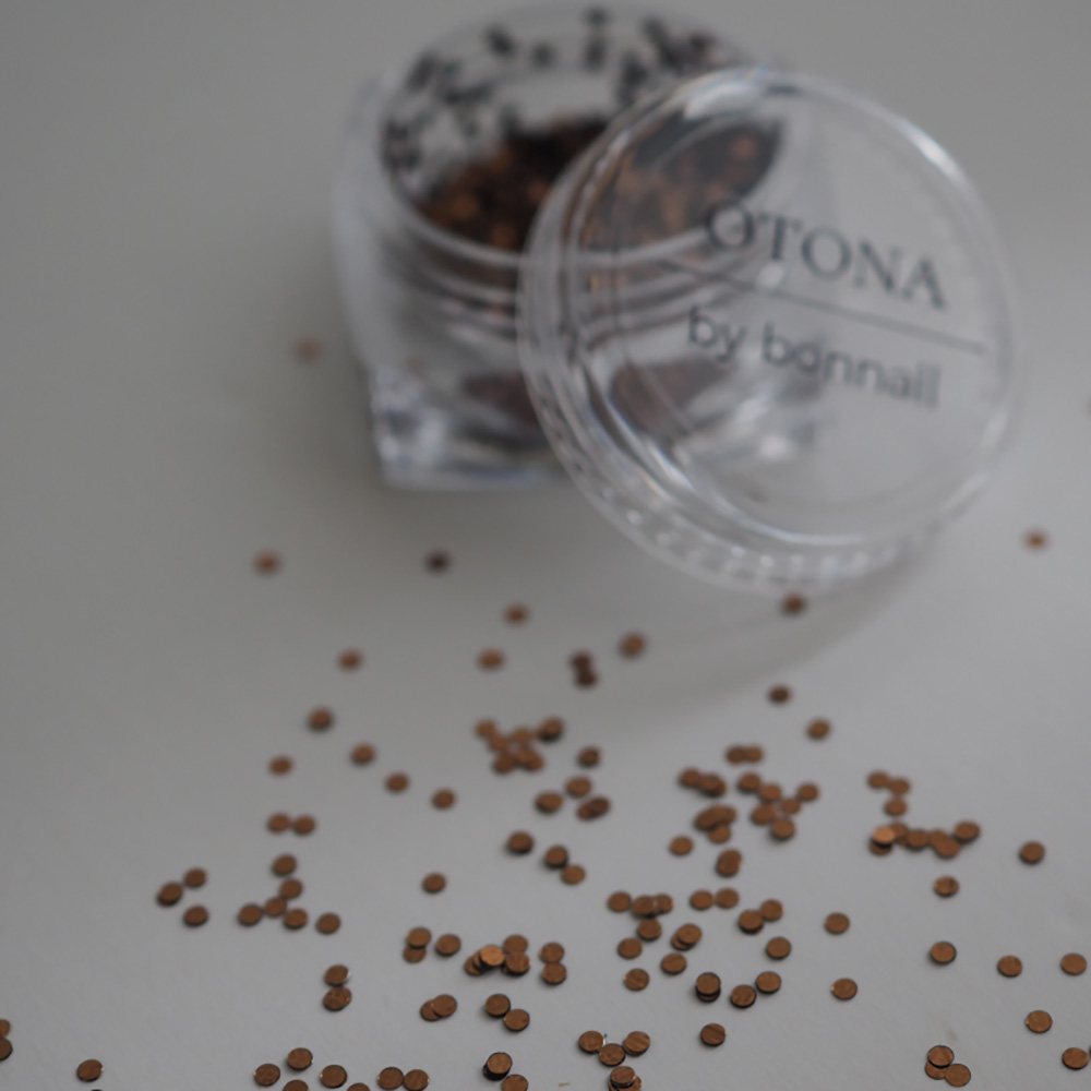 Bonnail OTONA pois 1.3mm ショコラ 1.6g
