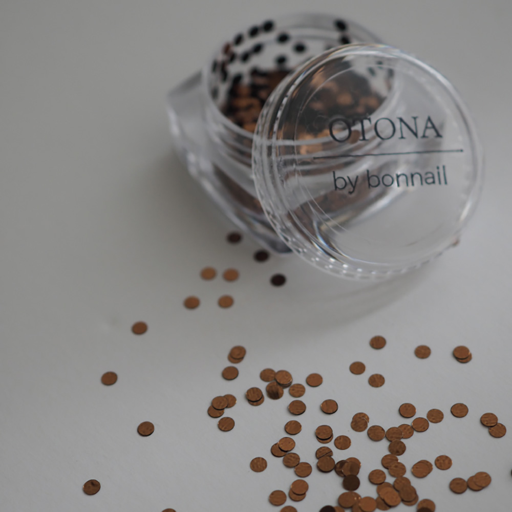 Bonnail OTONA pois 2mm ショコラ 1.6g