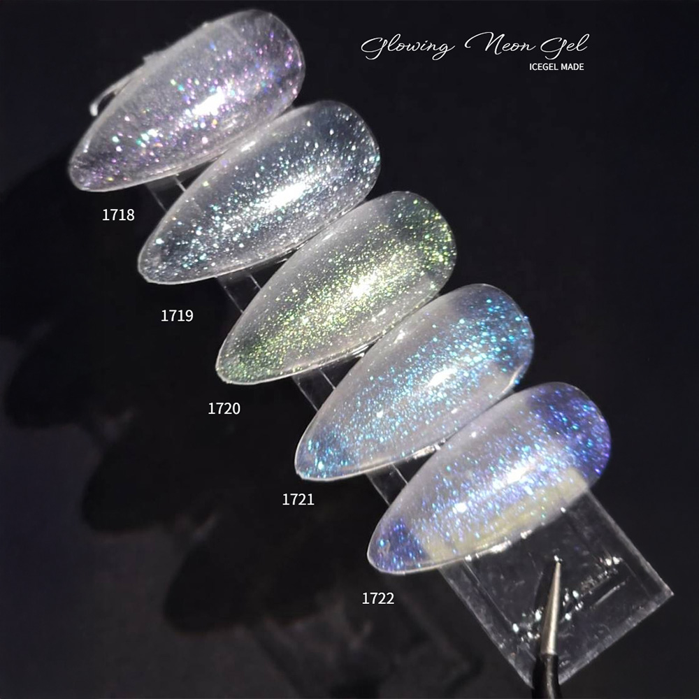 ICEGEL ABLACK グローイングネオンジェル 3g 1721 アクア/パープル