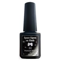 リーフジェルプレミアム スペースオペラ 5g オンフラッシュ31プラチナシルバー×シルバー