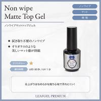 リーフジェルプレミアム ノンワイプマットトップジェル 15g