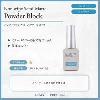 リーフジェルプレミアム ノンワイプセミマット 12g パウダーブロック
