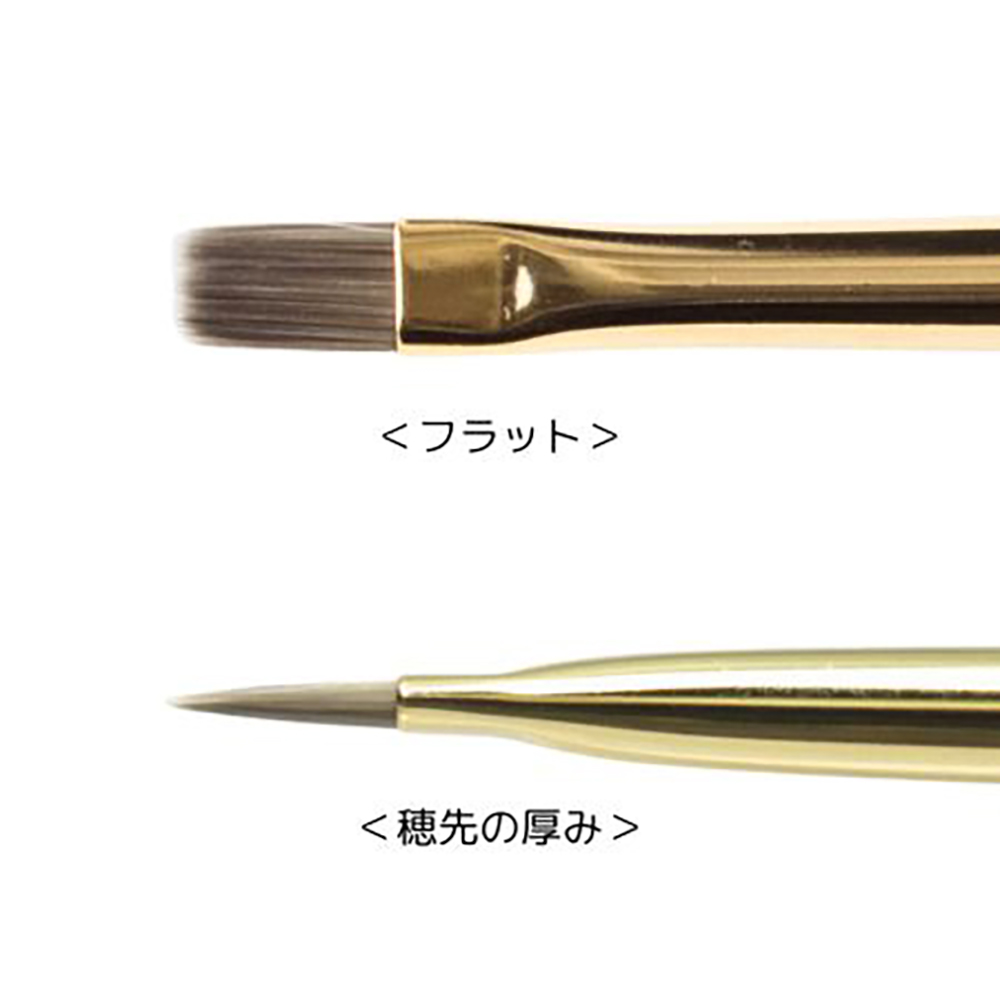 リーフジェルプレミアム ジェルブラシ フラット II キャップ付