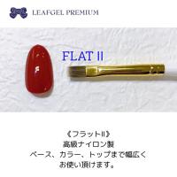 リーフジェルプレミアム ジェルブラシ フラット II キャップ付
