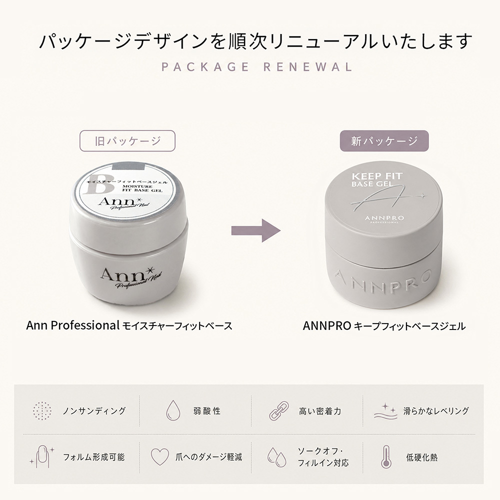 ANNPRO キープフィットベースジェル 4g #38302