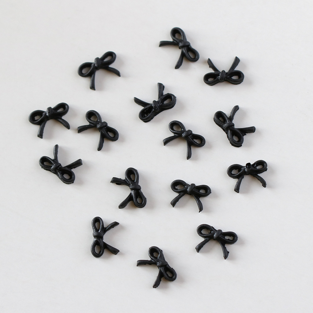 Bonnail エアリーリボン 15pcs ブラック