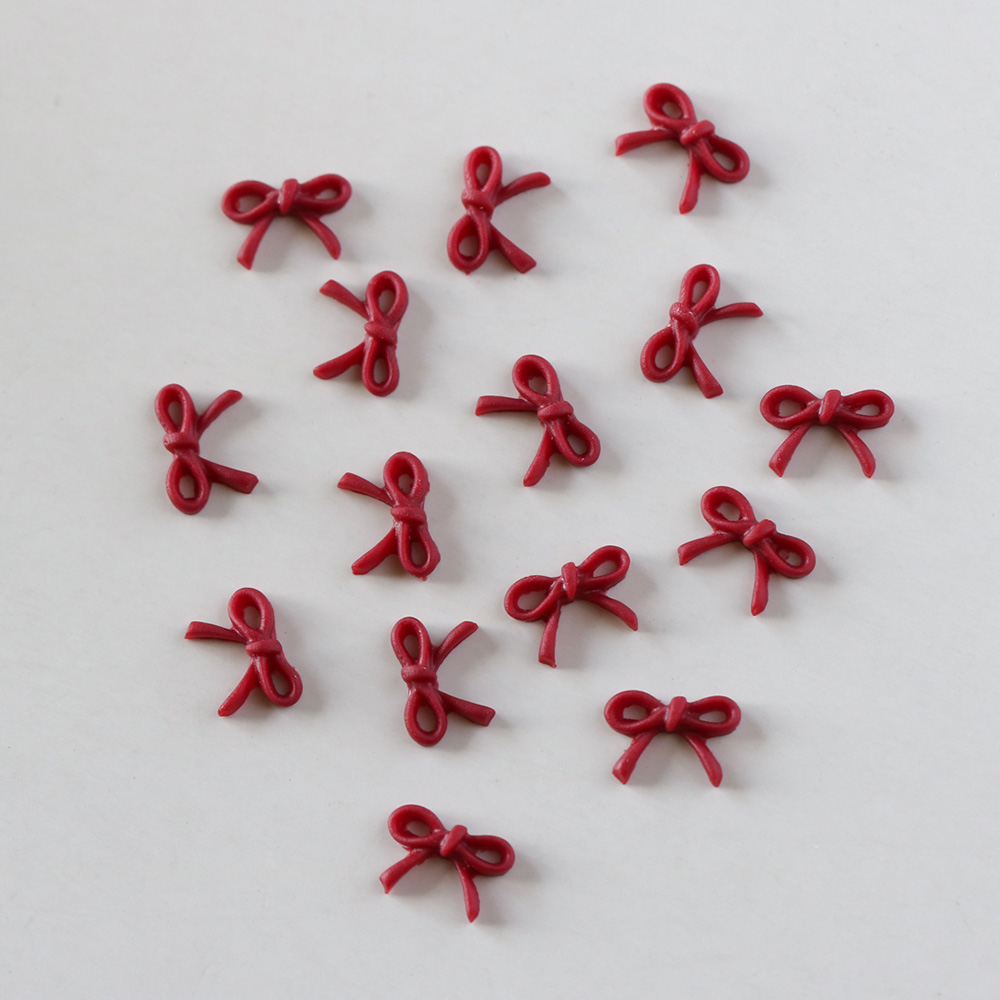 Bonnail エアリーリボン 15pcs ボルドー
