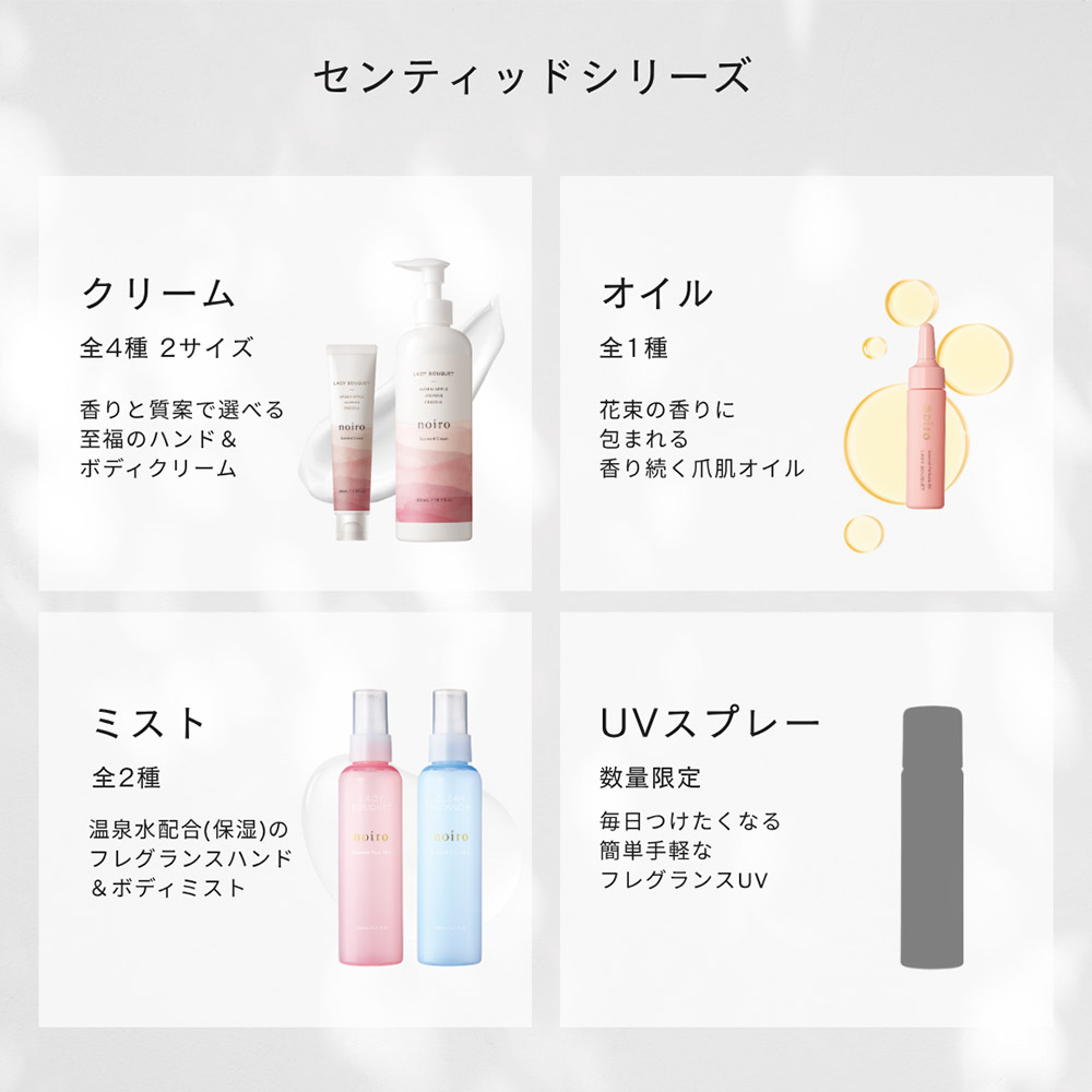 noiro センティッドクリーム 300ml クリアブロッサム CB