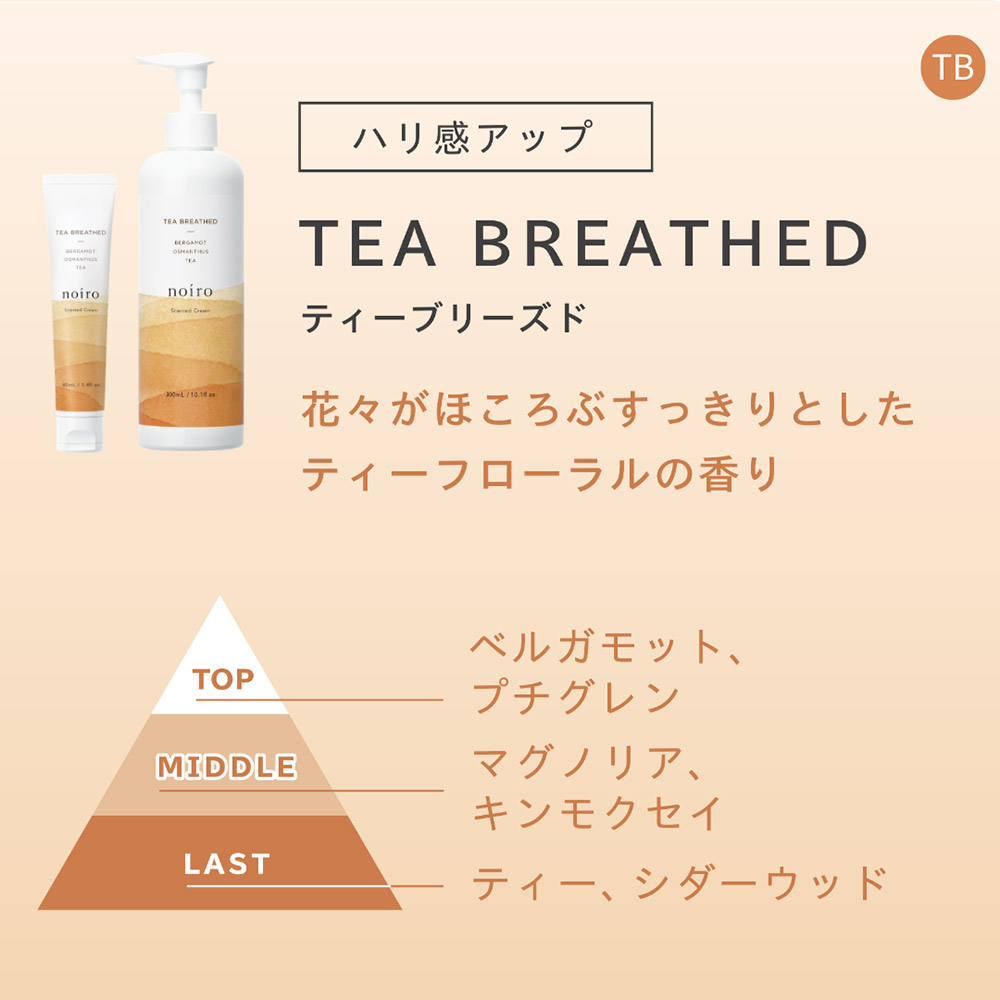noiro センティッドクリーム 40ml ティーブリーズド TB