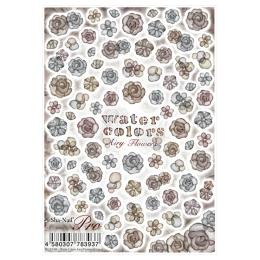 写ネイルPRO 水彩 エアリーフラワー グレージュ WCAF-001