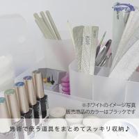 ●WSPT JAPAN オーガナイザートレイセット 収納ケース ブラック OA41582