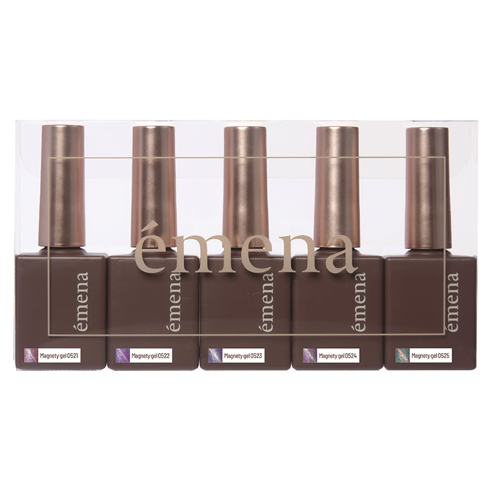 エメナ マグネティジェル 8g 5色セット 0521-0525 EMENA-MG5M