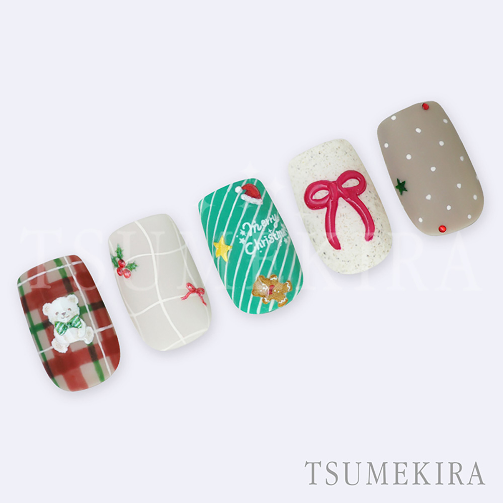 ツメキラ ベアーズ クリスマス NN-SAK-010