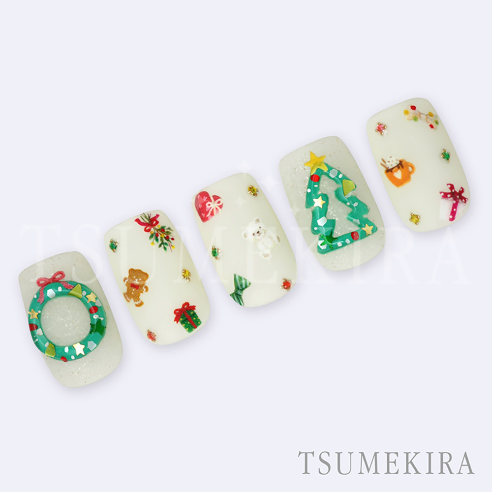 ツメキラ ベアーズ クリスマス NN-SAK-010