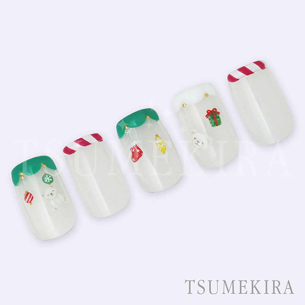 ツメキラ ベアーズ クリスマス NN-SAK-010