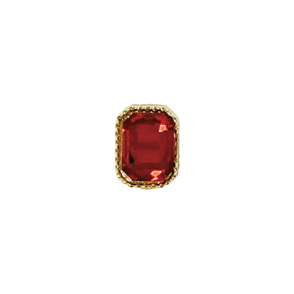 KiraNail スクエアビジュー ポテンザ レッド 5個入 PA-SBP-RED