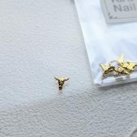 KiraNail バッファロー ゴールド 10個入り 6×6mm PA-BUF-GOL