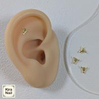 KiraNail バッファロー ゴールド 10個入り 6×6mm PA-BUF-GOL