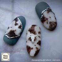 KiraNail バッファロー シルバー 10個入り 6×6mm PA-BUF-SIL