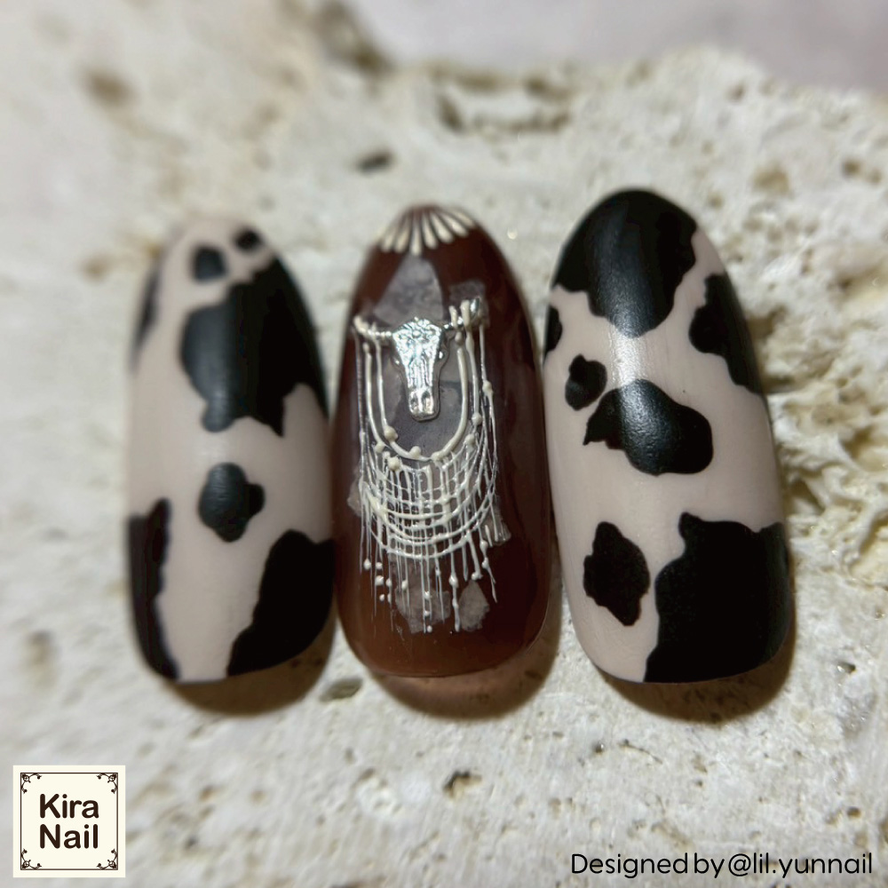 KiraNail バッファロー シルバー 10個入り 6×6mm PA-BUF-SIL