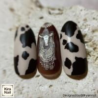 KiraNail バッファロー シルバー 10個入り 6×6mm PA-BUF-SIL