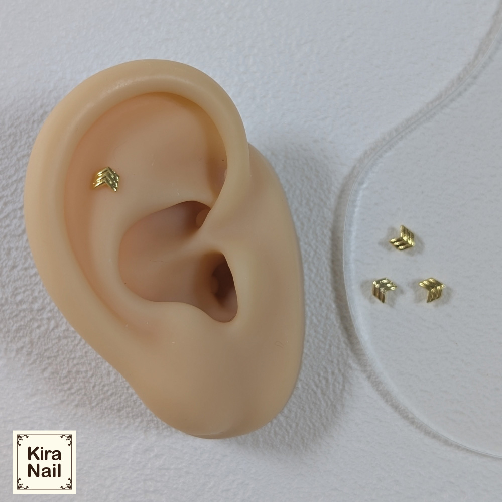 KiraNail シグナルアロー ゴールド 10個入り 3.8×4mm PA-SAR-GOL