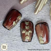 KiraNail シグナルアロー ゴールド 10個入り 3.8×4mm PA-SAR-GOL