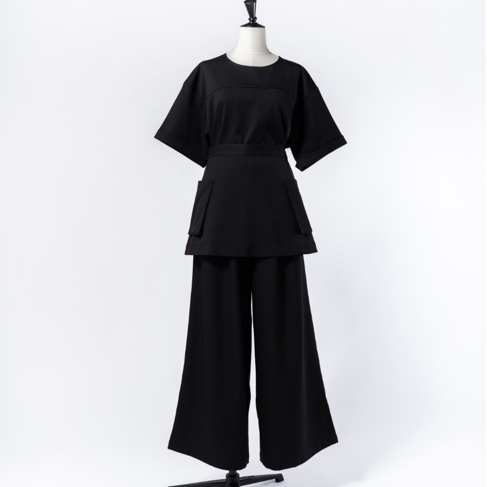 MY FORME スーパーワイドパンツ ブラック M MF-P-SWPBK-M