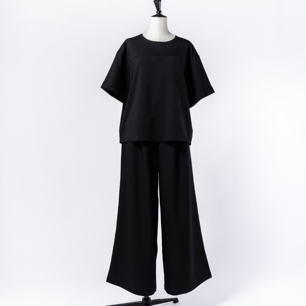 MY FORME スーパーワイドパンツ ブラック M MF-P-SWPBK-M