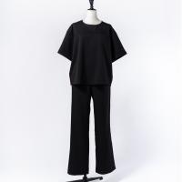 MY FORME サイドスリットパンツ ブラック M MF-P-SSPBK-M