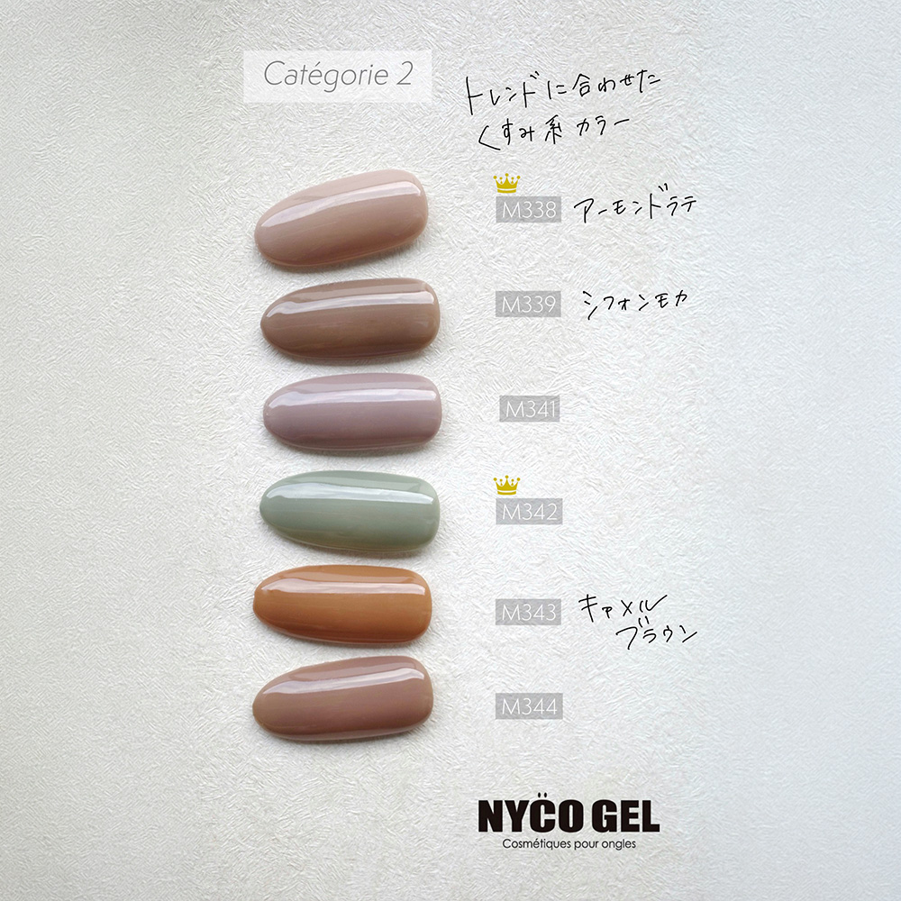 □NYCOGEL カラージェル 4g M342