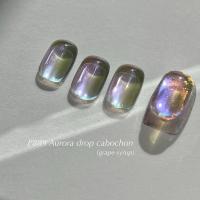 NOVEL オーロラドロップカボション グレープシロップ 6個 P889 #1889