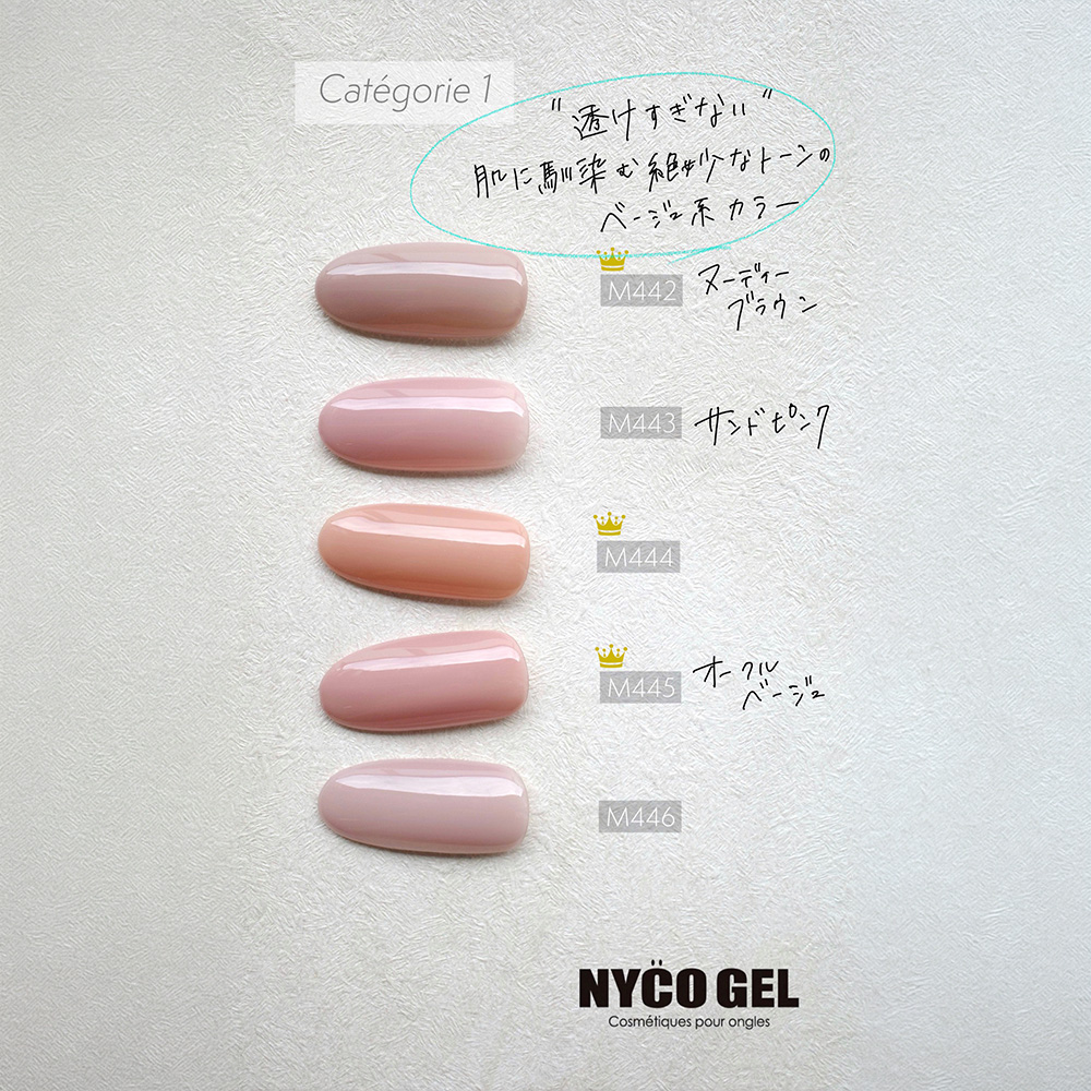 □NYCOGEL カラージェル 4g M444
