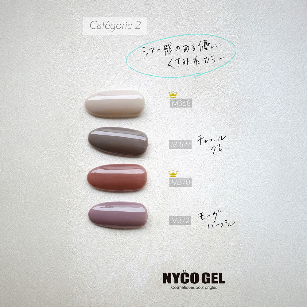 □NYCOGEL カラージェル 4g M369