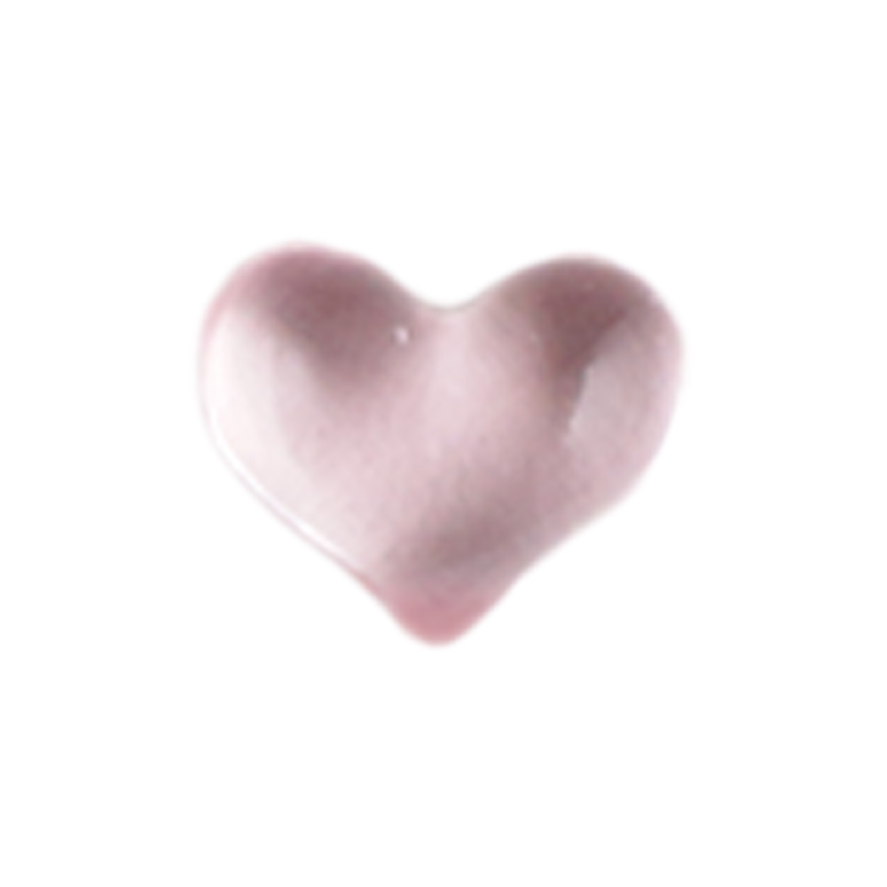 マティエール うるぷくハート 5×4.5mm ピンク 10個 3814