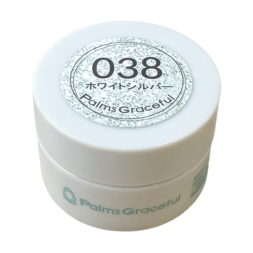 Palms Graceful カラージェル 3g 038 ホワイトシルバー