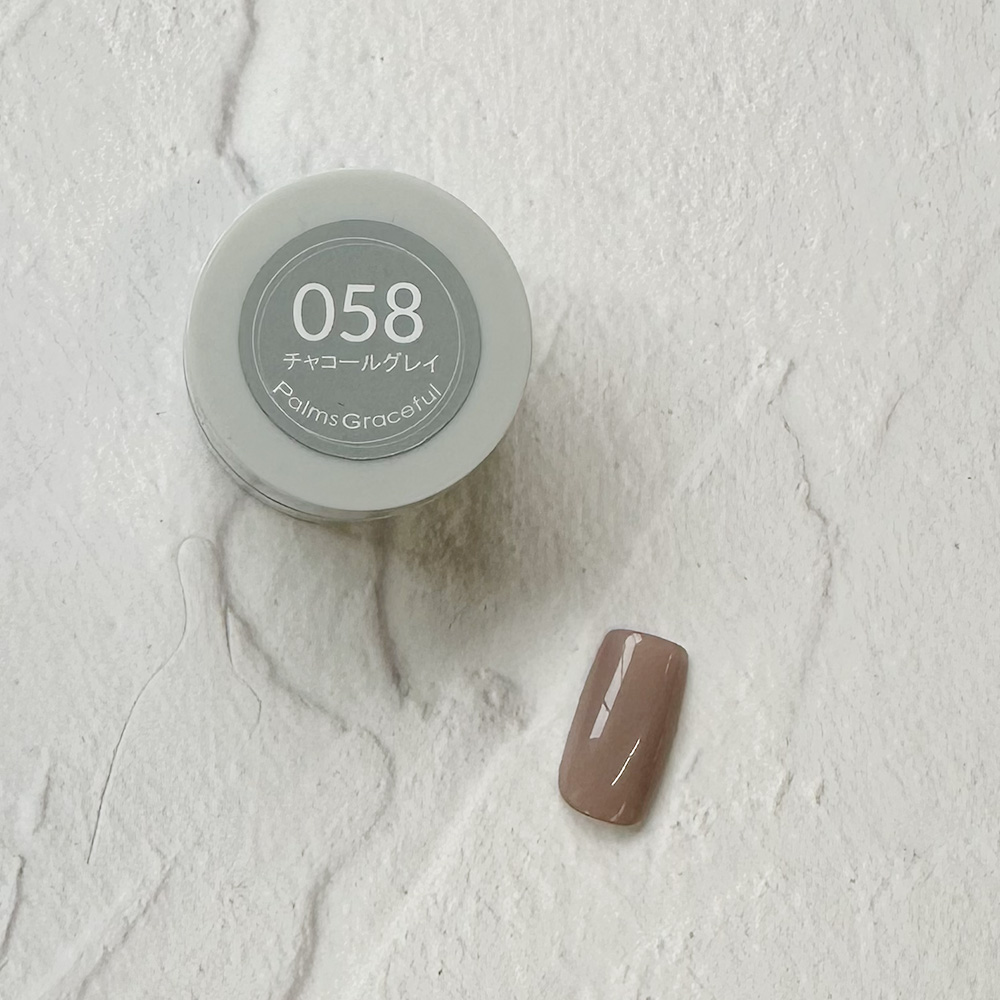 Palms Graceful カラージェル 3g 058 チャコールグレイ